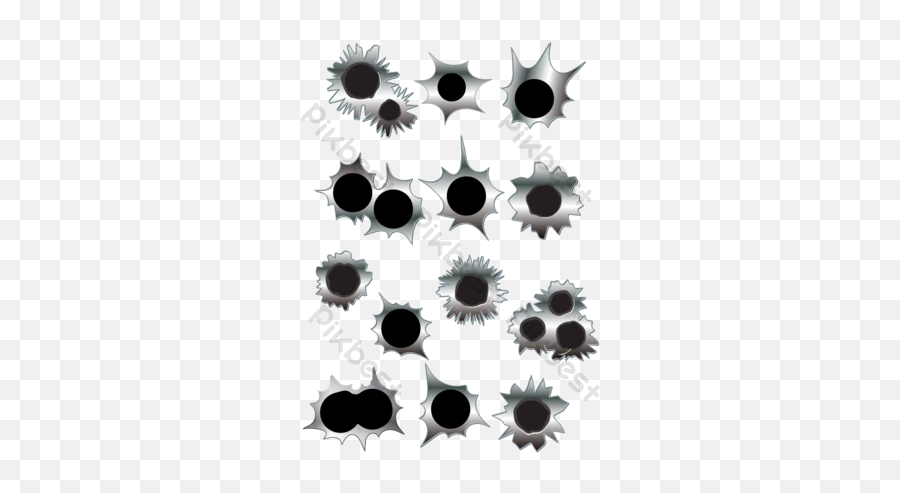 Bullet Hole Glass Element Png Images Psd Free Metal