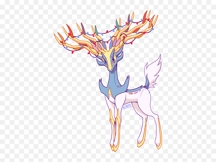 Trim The Antlers With Care - Pokémemes Pokémon Pokémon Go Pokemon With Antlers Png,Xerneas Png