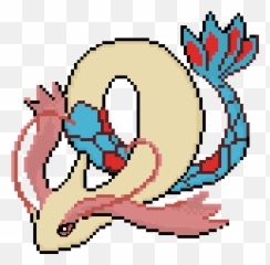 Pixilart - Milotic By Thewhitetiger Lovely Png,Milotic Png