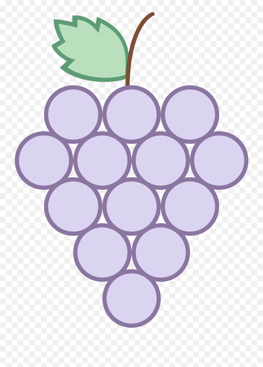 Grapes With A Short Stem - Grape Png,Grapes Icon