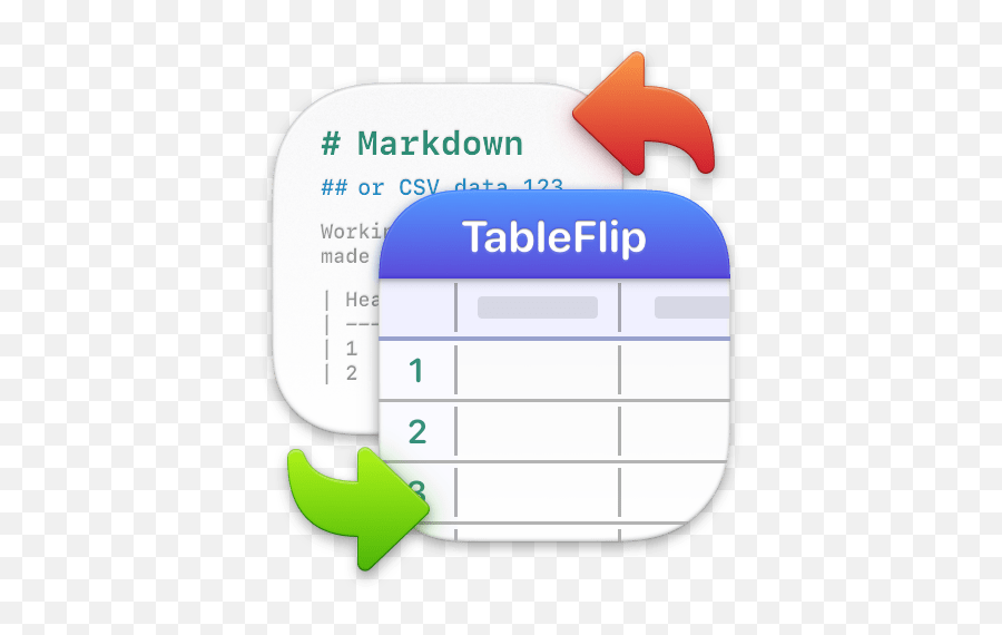 Tableflip - Simple Table Editor For Mac Vertical Png,Csv Export Icon