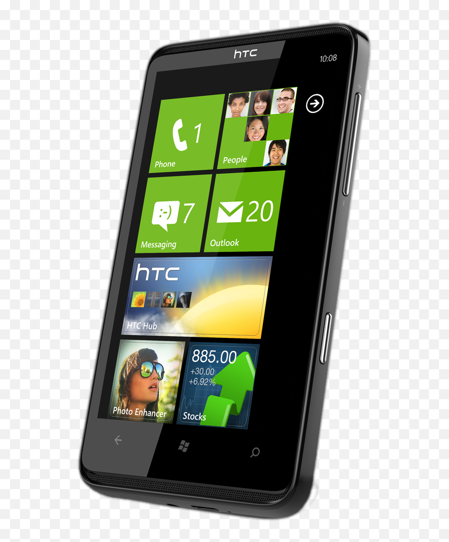 Windows Phone - Htc Hd7 Png,Lumia Phone Icon Time