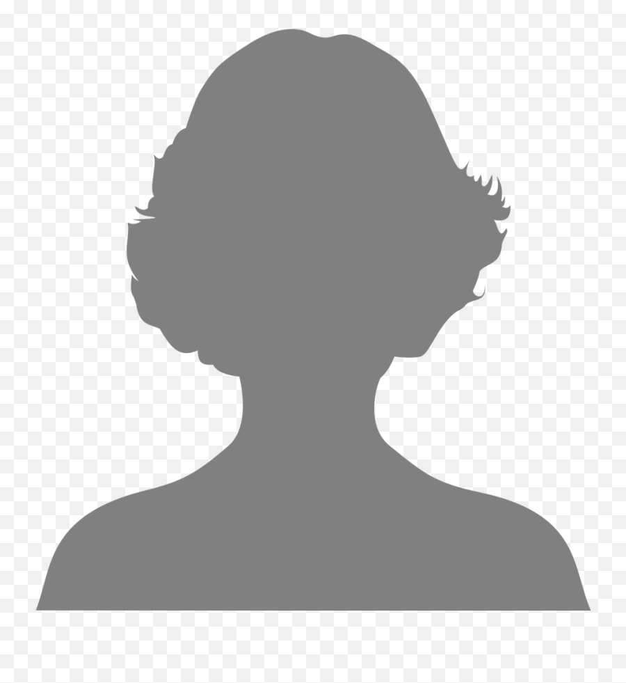 Www - Woman Front Face Silhouette Png,No Profile Picture Icon Female