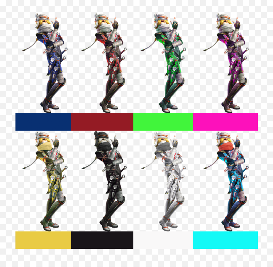 Sheik Png - Sheik Smash Alternate Colors,Sheik Icon