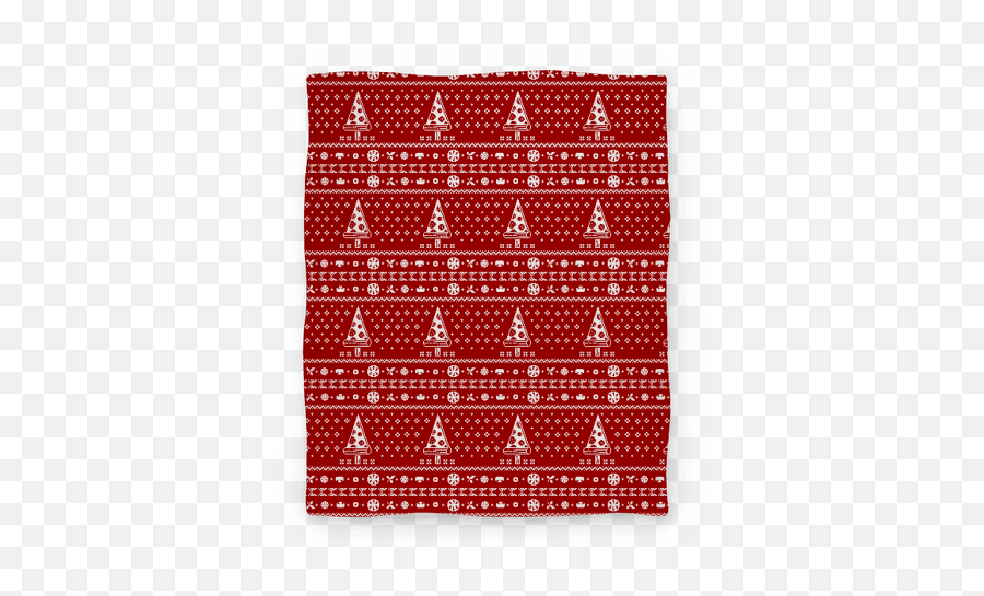 Ugly Pizza Christmas Pattern Blanket - Paper Png,Christmas Pattern Png