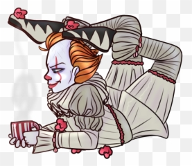 Pennywisefanart Hashtag - Cartoon Pennywise Fan Art Funny Comic png