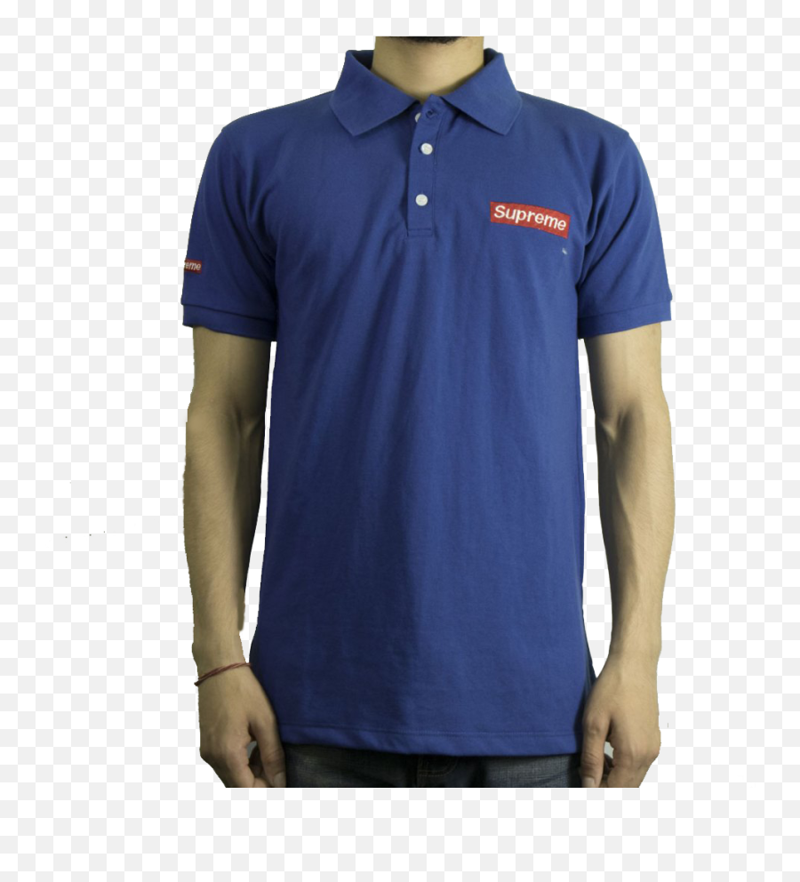 Download Royal Blue Supreme Polo Shirt For Men - Polo Shirt Polo Shirt Png,Supreme Shirt Png