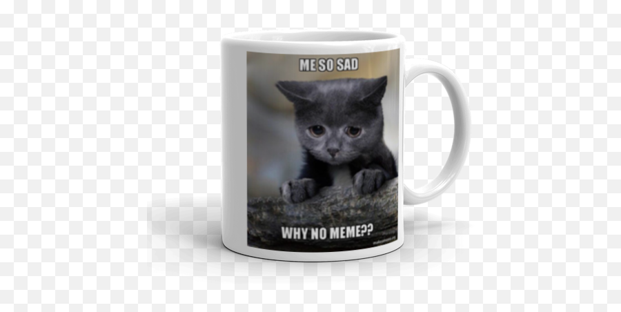 Me So Sad Why No Meme - Confession Cat Make A Meme Made Me Sad Meme Png,Sad Cat Png