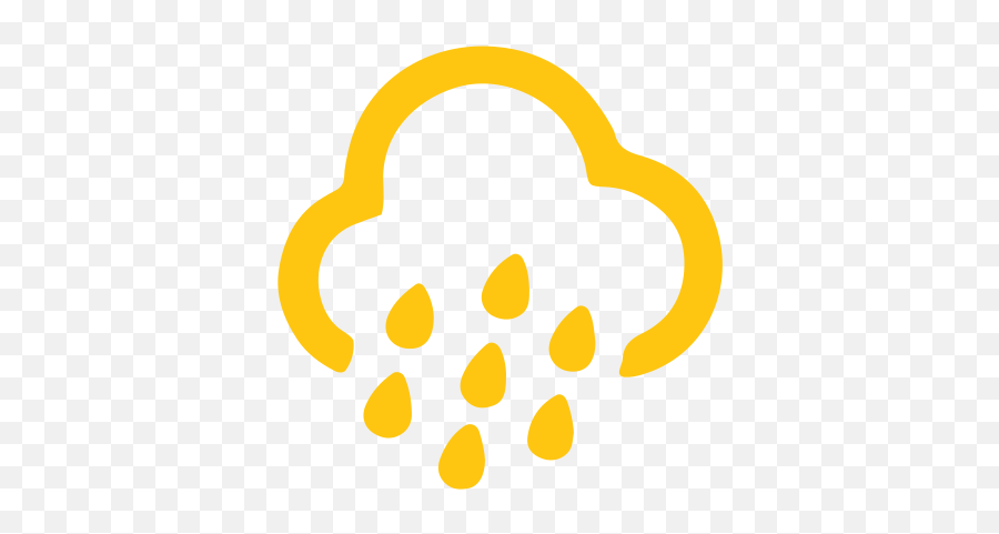Cloud Rain Icons - Weather App Icon Rain Png,Rainy Cloud Icon