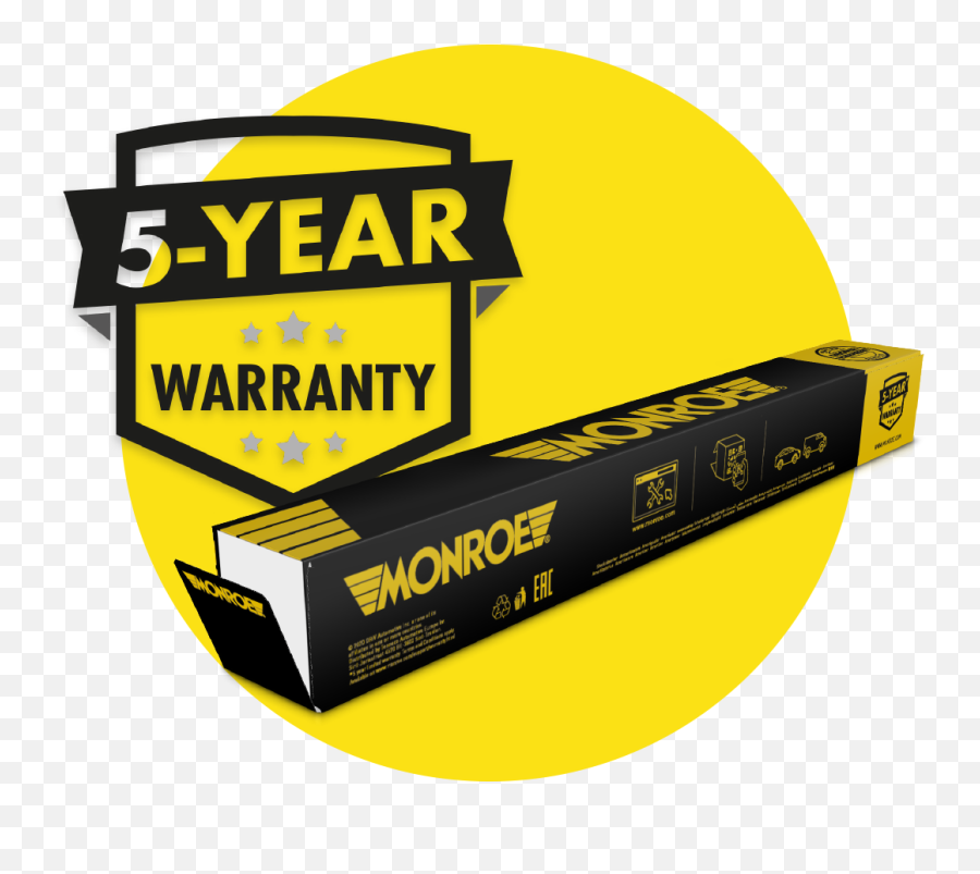 Monroe New Shock Absorber Warranty Highlights - Rearden Steel Png,New Packaging Icon