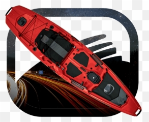 Bonafide Rs117 Sit - OnTop Fishing Kayak Redline png