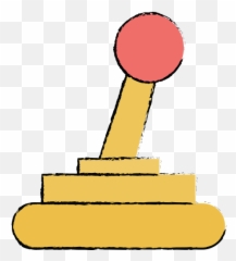 Video Game Joystick Icon - Dot png