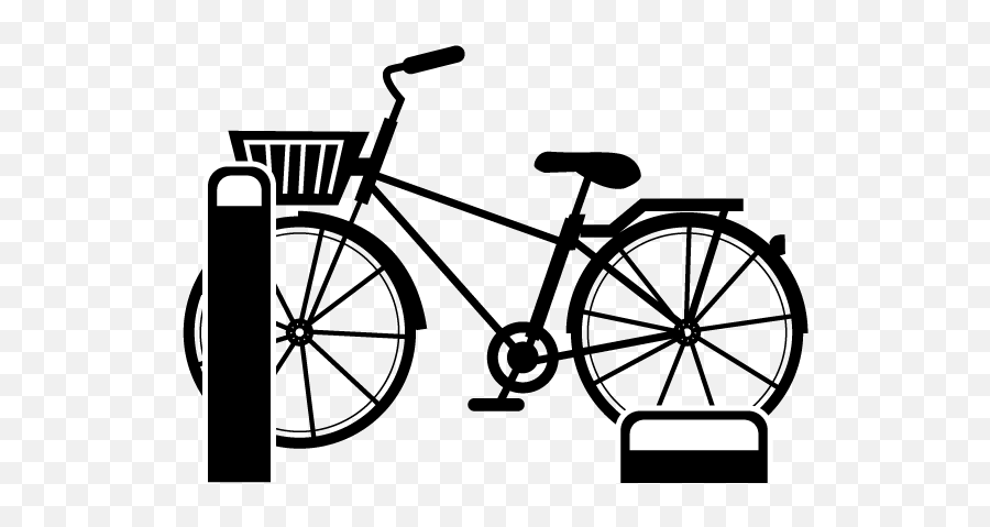 Rental Bicycle Parking Lot U2015u2015icon Illustration - Bicycle Parking Icon Png,Rental Icon