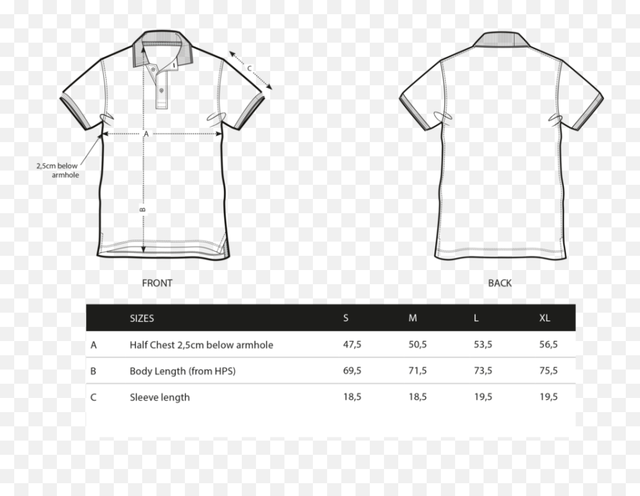 Download Sizechart Hangten Icon Poloshirt - Polo Shirt Short Sleeve Png,Polo Icon