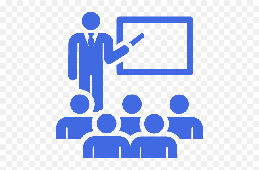 Royal Blue Classroom Icon - Free Royal Blue Classroom Icons Classroom Icon Free Png,Exercise Icon Png