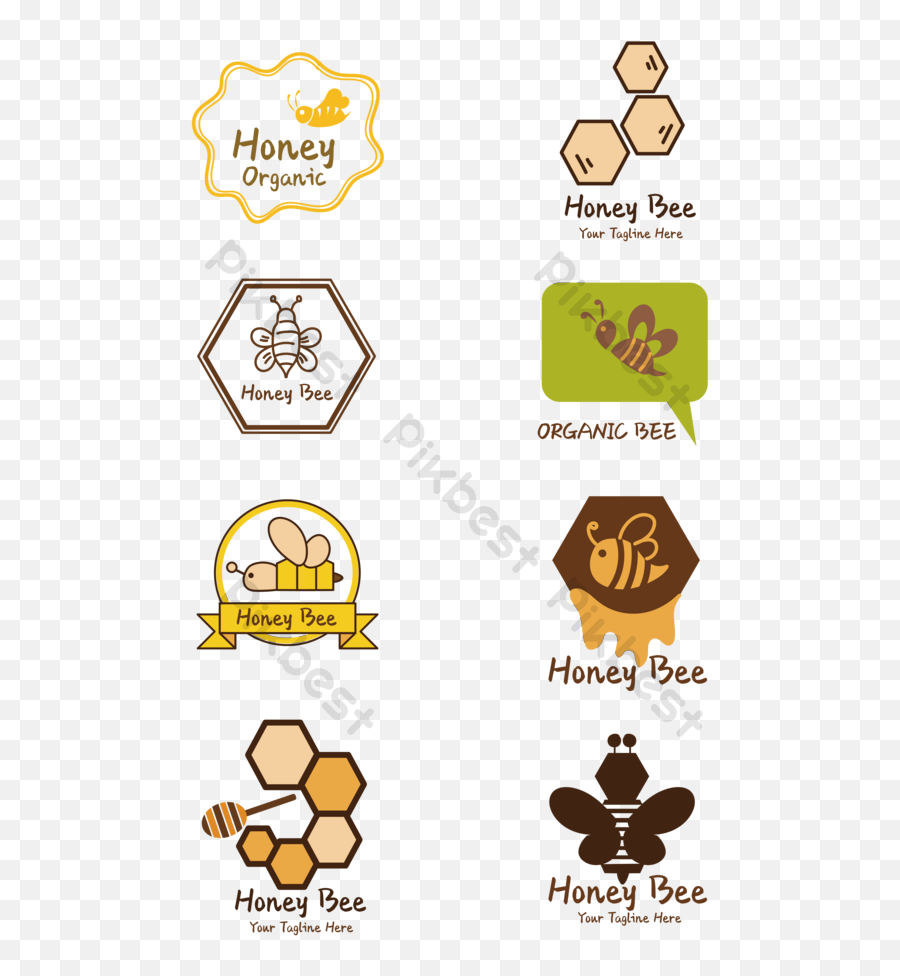 Honey Theme Word Art Design Ai Free Download - Pikbest Language Png,Your Logo Here Icon