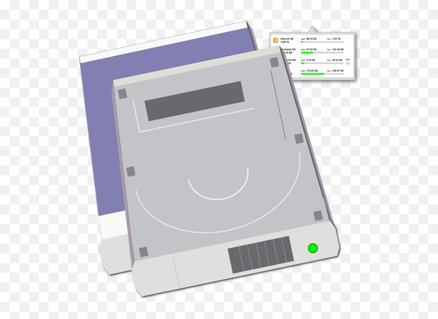 Disk Space Tab - Portable Png,Eject Dvd Icon