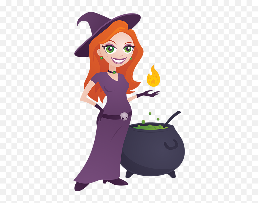 Pretty Witch With Cauldron T - Shirt For Sale By John Schwegel Magician Png,Cauldron Icon