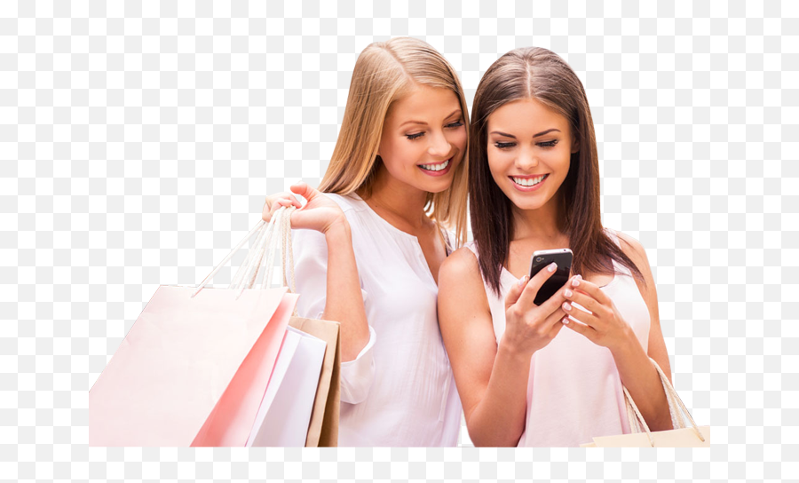 women shopping png