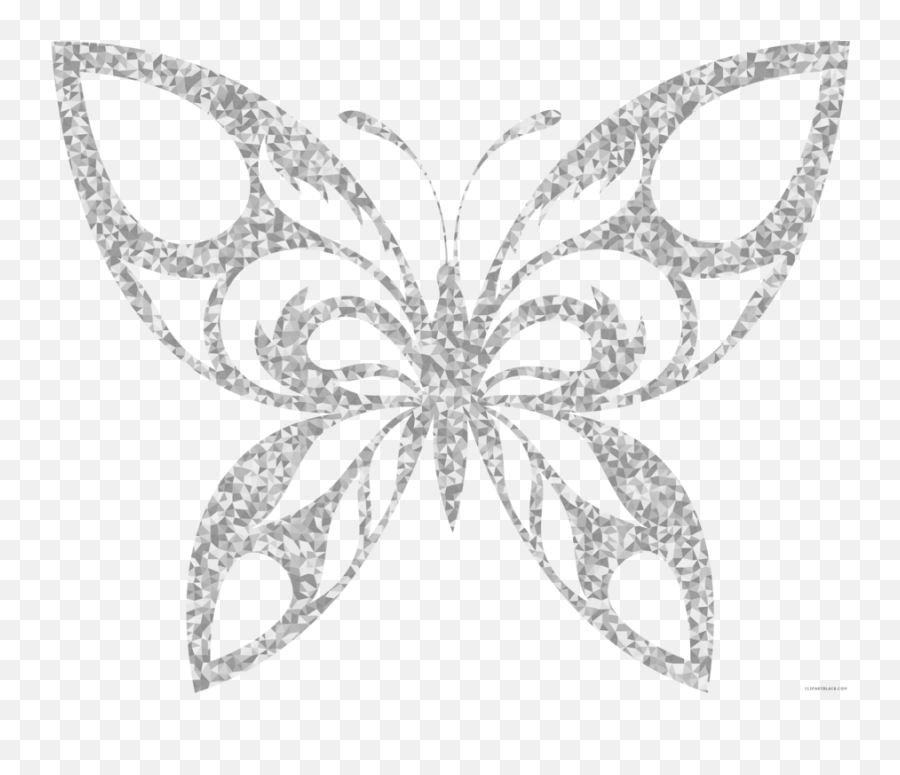 Transparent Background Gold Butterflies - Black And White Butterfly Motifs Png,Gold Transparent Background