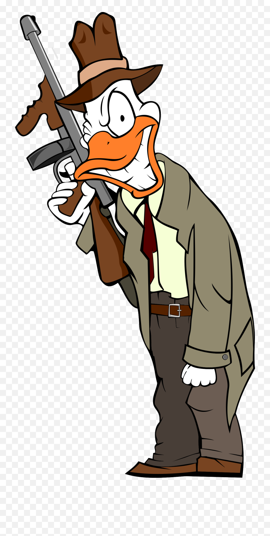 Beak Cartoon Crime - Donald Duck Mafia Png,Fbi Png