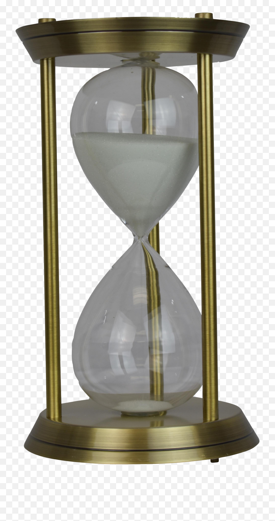 Deco Golden Hourglass - Brass Png,Hourglass Transparent