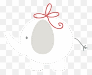 White Elephant Clipart - Gift Exchange Christmas Themes png