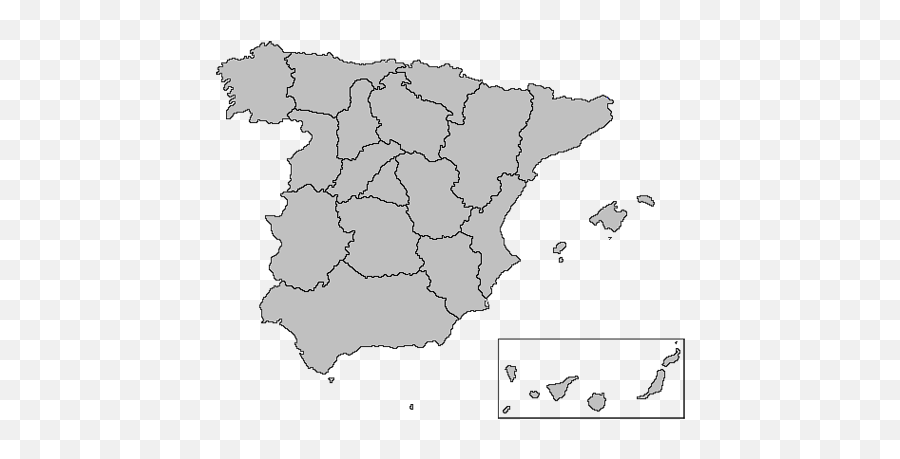 Map Spain 1720 - Spain Map Png,Spain Png