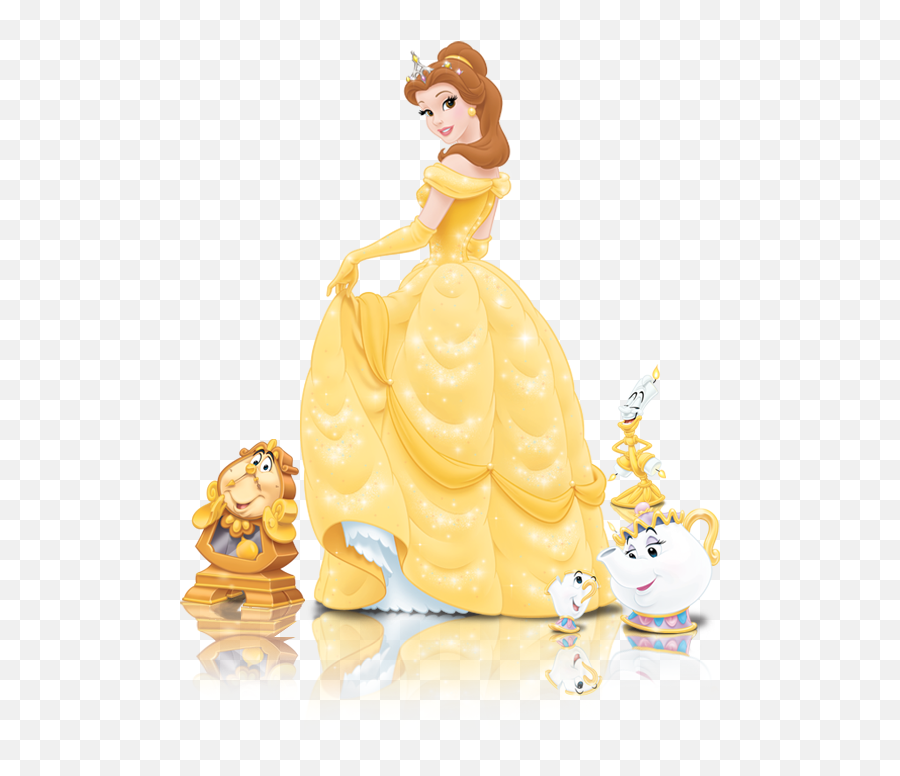 Princess Belle - Transparent Beauty And The Beast Characters Png,Belle Transparent