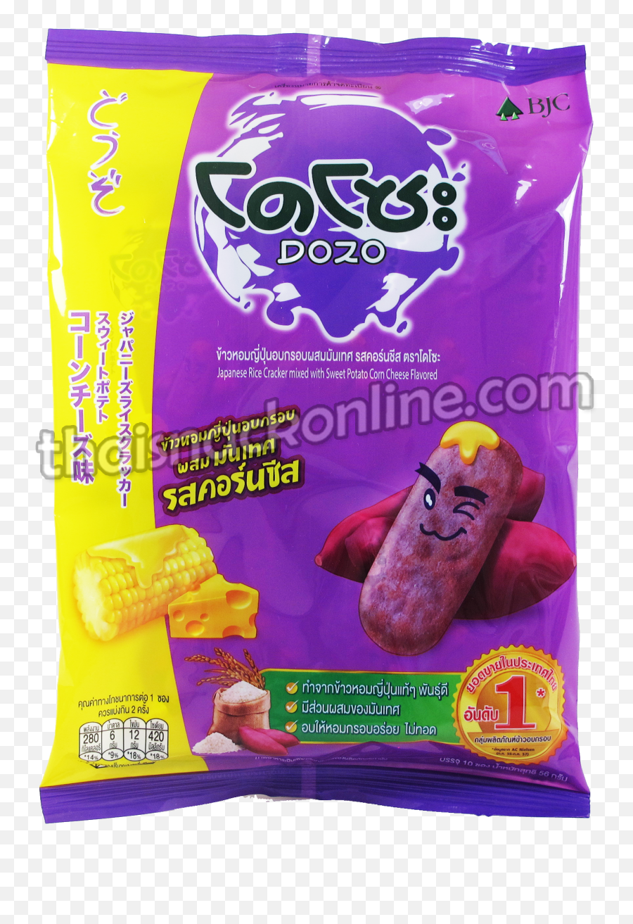 Dozo - Rice Cracker Sweet Potato Corn Cheese 56g Corn Png,Potato Transparent