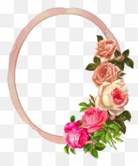 Download Flowers Frame Png - Roses Frames