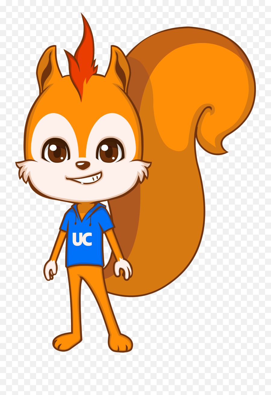 Logo Uc Browser Keren Png Image - Uc Browser Squirrel Sticker,Logo Keren