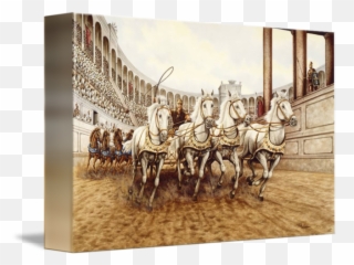 Chariot Race By Phil Wilson - Mare Png,Chariot Png
