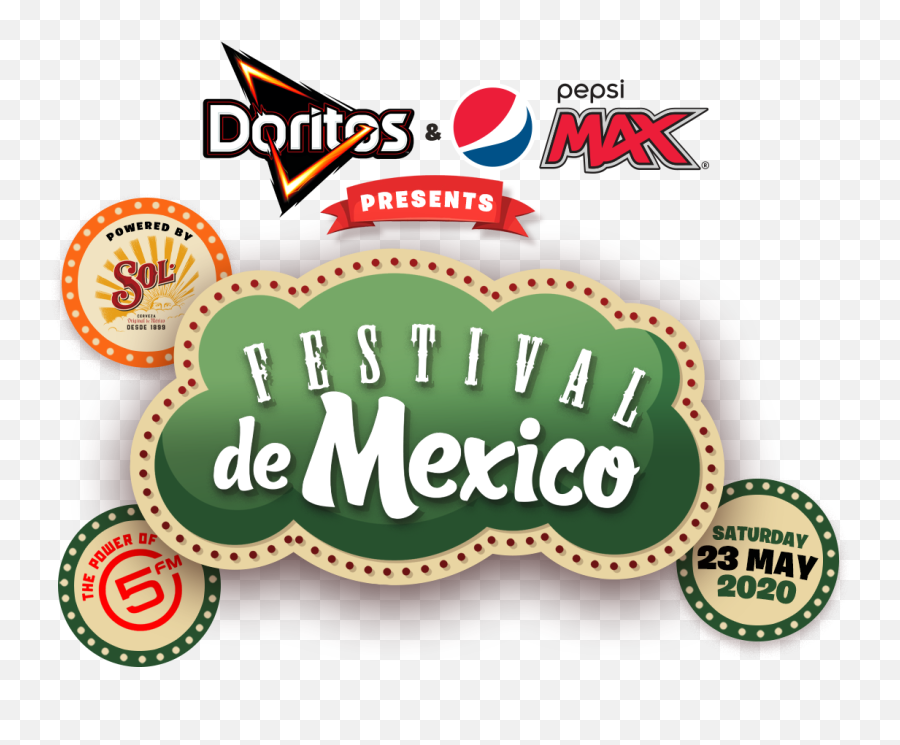 Doritos U0026 Pepsi Present Festival De Mexico Powered By Sol - Label Png,Doritos Logo Png