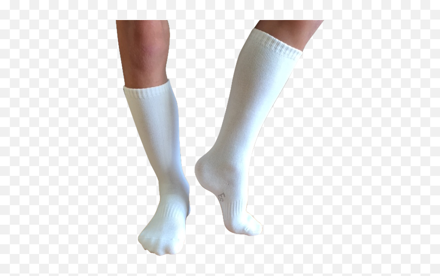 1 Pair - White Kneehigh Socks Knee High Socks White Png,Socks Png
