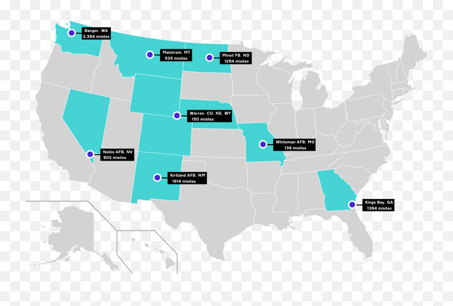 Filenuclear Missile Sites In Uspng - Wikimedia Commons Us Nuclear Missile Sites,Silo Png