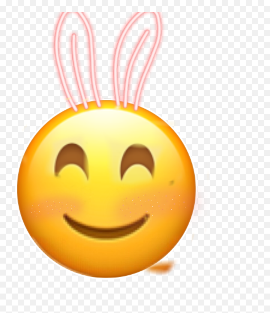 Download Freetoedit Bunny Emoji - Smiley Hd Png Download Smiley,Dabbing Emoji Png