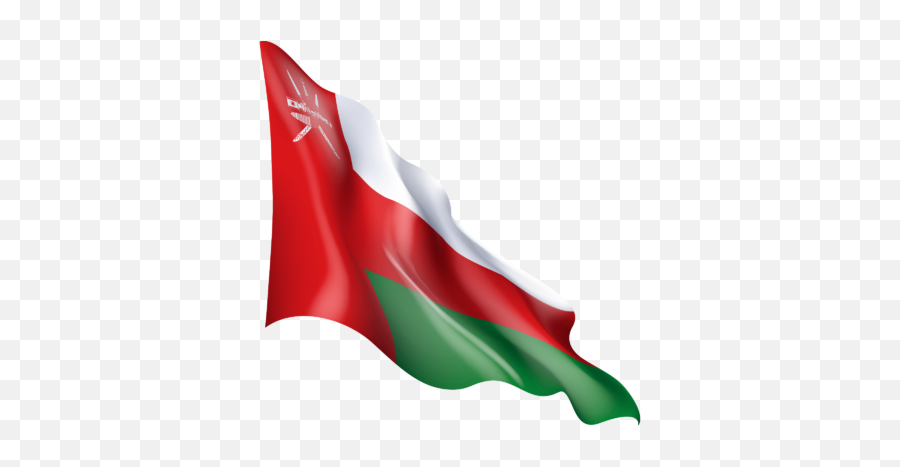 Waving Flag Of Oman - Flag Png,Oman Flag Png