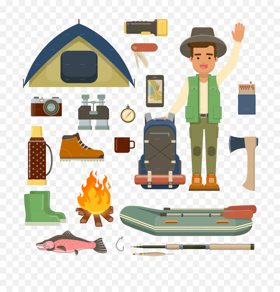 Download Survival Clipart Hiker - Backpack Png Image With No Backpack,Hiker Png