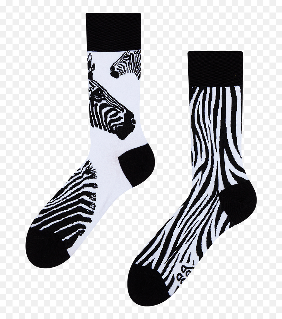 Regular Socks Zebra - Good Mood Socks Png,Zebra Png