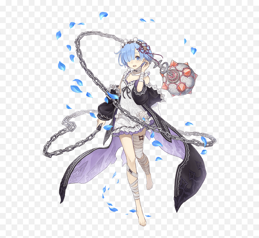 Ø - Sinoalice Re Zero Collab Png,Rem Png