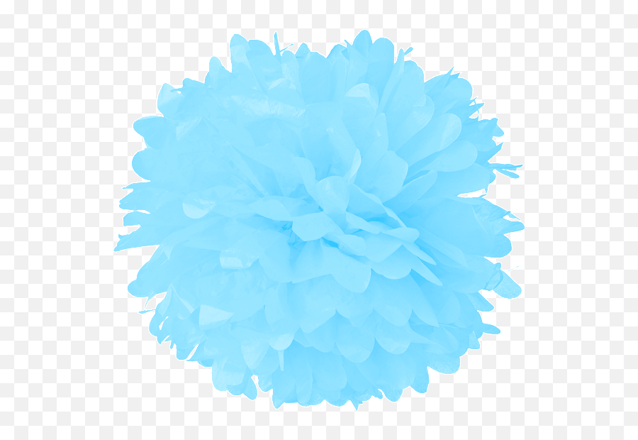 8 Baby Blue Tissue Pom Poms Lanterns And More Red Pom Pom Clipart Png Free Transparent Png Images Pngaaa Com