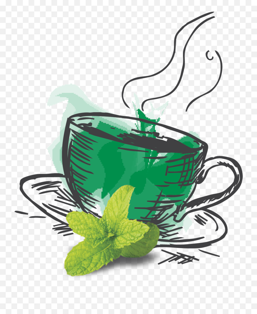 Amratam Spearmint Green Tea Png