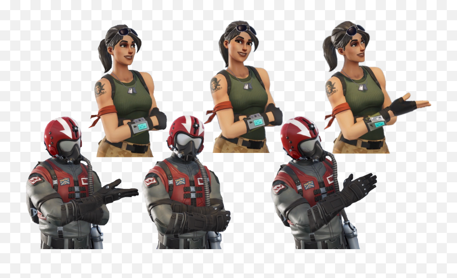 Heres The Fortnite Flight School Renders Without Backgrounds - Figurine Png,Fortnite Characters Transparent Background