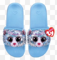 Download Product Image - Ty Fashion Sequins Slippers Zoey Ty Fashion Slides Png,Sequins Png