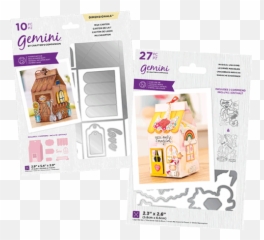 Gemini Milk Carton And Magical Unicorns Stamp U0026 Die Bundle - png