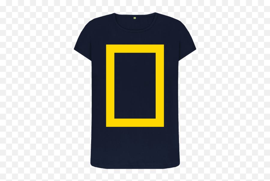National Geographic Frame Top - Short Sleeve Png,National Geographic Logo Png