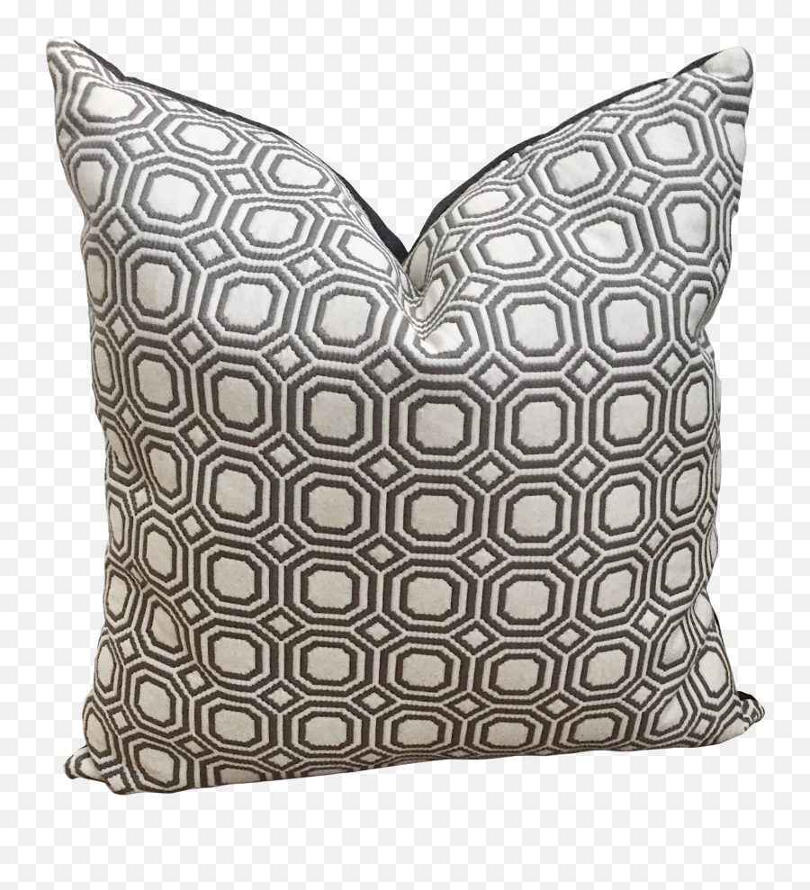 Octagon Jacquard Throw Pillow 18 U2013 Embellyshhome - Throw Pillow Png,Pillow Transparent Background