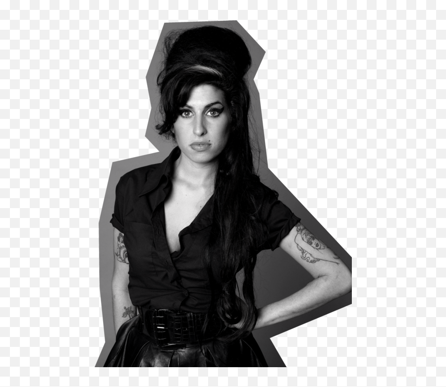Amy Winehouse Png Transparent Images All - Black And White Amy Winehouse,Drake Transparent Background