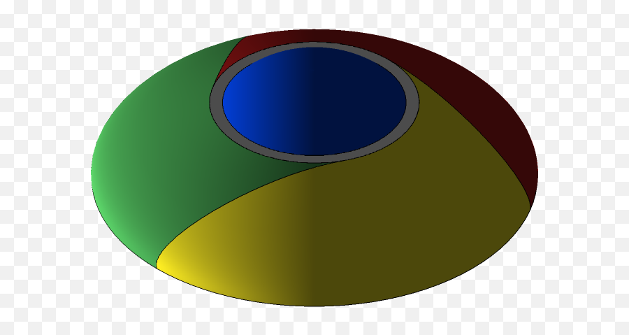 Google Chrome Logo 3d Cad Model Library Grabcad - Vertical Png,Google Chrome Logo Png